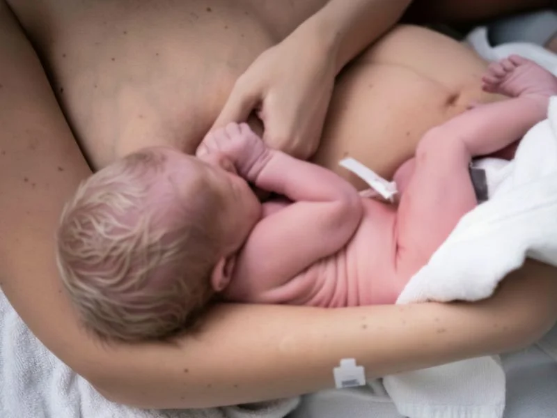 Hud mod hud kontakt mellem mor og nyfødt baby