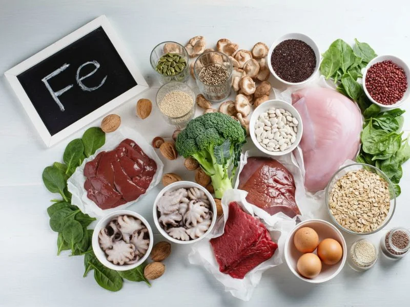 Jernrige fødevarer for gravide